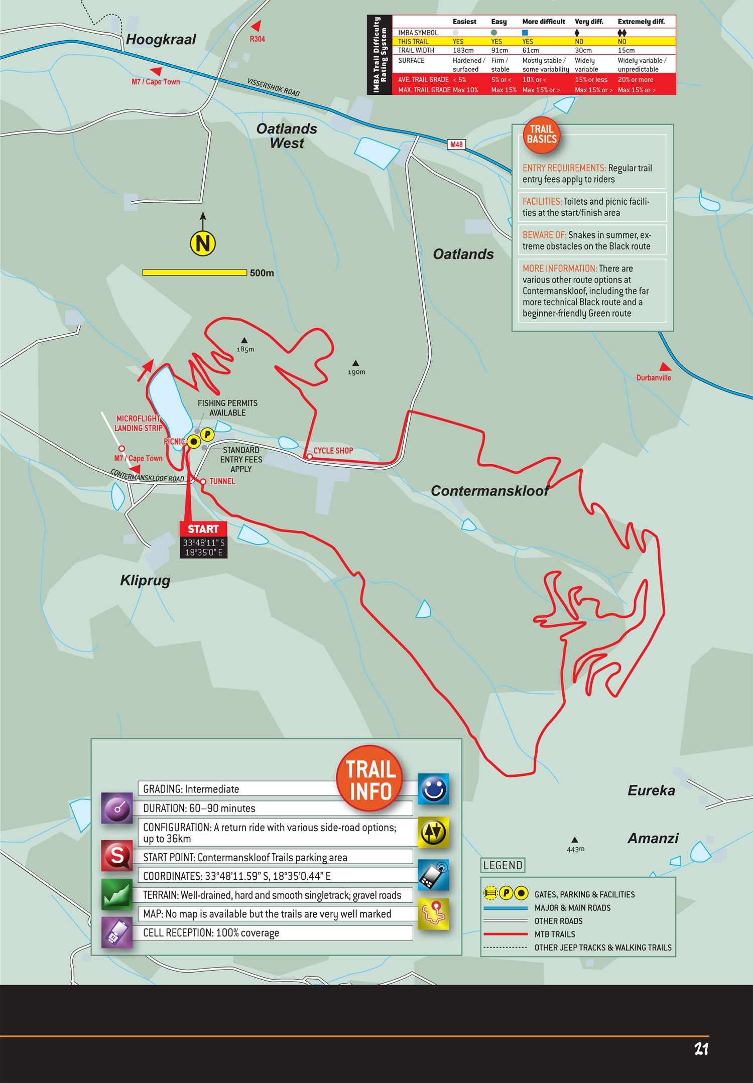 Namaqua National Park NORTHERN CAPE MTB ROUTE MAP – Shop2day